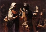 VALENTIN DE BOULOGNE The Fortune Teller  kj oil painting artist